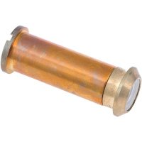 1/2 in. 160-Degree Hole Door Viewer in Polished Brass Fits 1-3/8