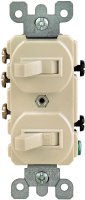 15 amps Single Pole or 3-way Duplex Combination Switch I