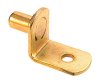 Gold Steel Shelf Support Peg 1/4 inch Ga. 1.00 in. L