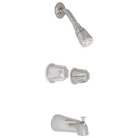 2-Handle 1-Spray Tub and Shower Faucet in Chrome