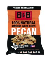 B&B Charcoal All Natural Pecan Wood Smoking Chips 180 cu in