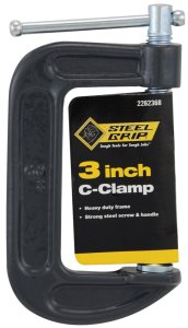 3 in. Adjustable C-Clamp 1 pc.