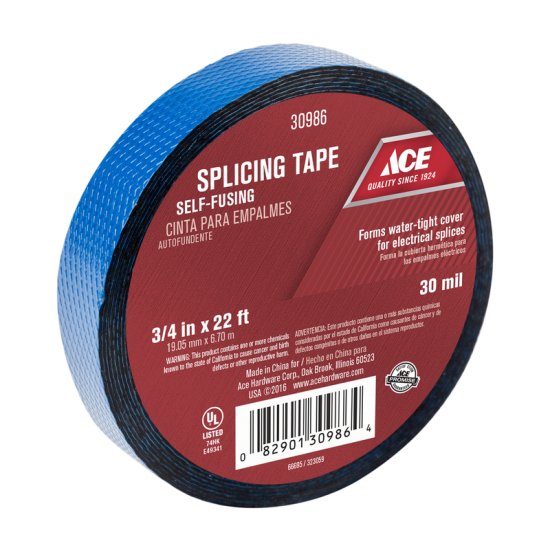 3/4 in. W x 22 ft. L Blue Rubber Splicing Tape