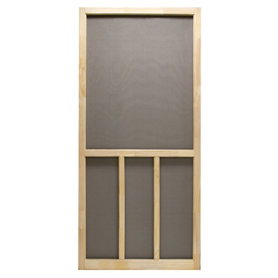 Precision 80-1/2 in. H X 36 in. W Aspen Natural Wood Wood Screen