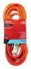 Indoor and Outdoor 25 ft. L Orange Extension Cord 14/3 SJTW