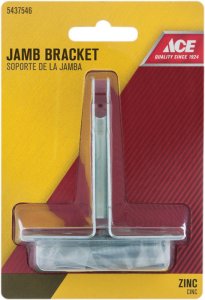 Aluminum Silver Steel Jamb Bracket 1 pc.