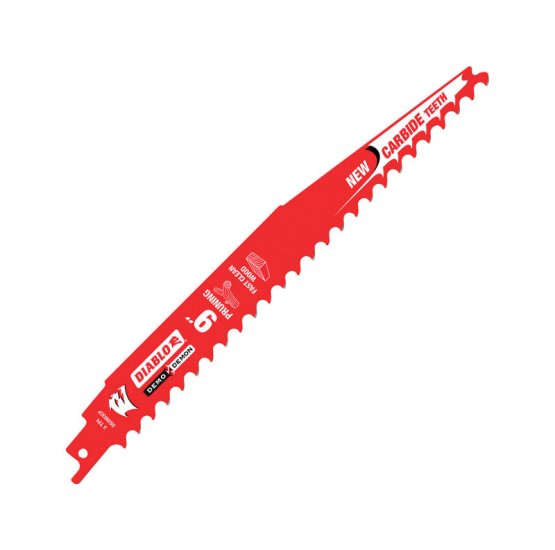 Demo Demon 9 in. Carbide Pruning Reciprocating Saw Blade