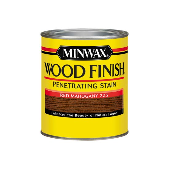 Wood Finish Semi-Transparent Red Mahogany Oil-Based Stain