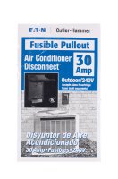 Cutler-Hammer 30 amps Fusible AC Disconnect