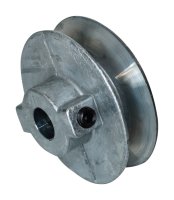 5 in. Dia. Zinc Single V Grooved Pulley