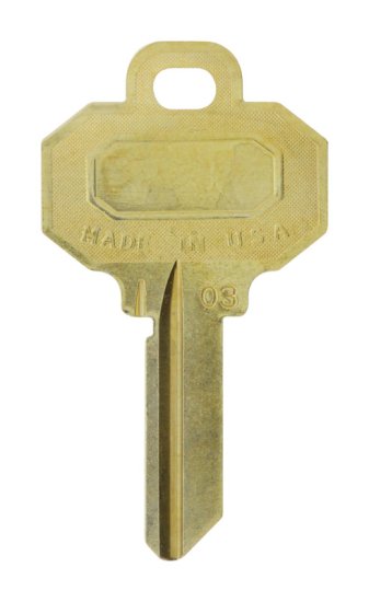 Traditional Key House/Office Key Blank BW2 Single sided