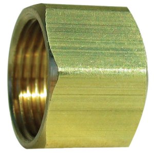 3/8 in. Compression x 3/8 in. Dia. Compression Brass Nut