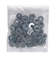 Zinc-Plated Steel .164 in. SAE Flat Washer 100 pk
