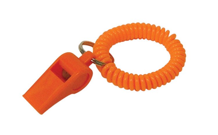 WRIST COIL WITH WHISTLE