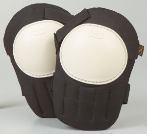 7.5 in. L x 3.25 in. W Foam/Polyester Knee Pads Black