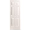 (image for) 24 in. x 80 in. Textured 6-Panel Primed White Hollow Co