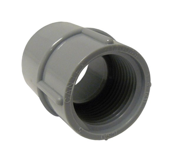 1 in. Dia. PVC Female Adapter For PVC 1 pk