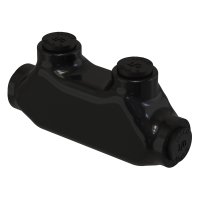 (image for) 14-1/0 AWG Inline Splicer Reducer Black 1 pk