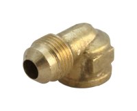 3/8 in. Flare x 3/4 in. Dia. FPT Brass 90 Degree Elbow