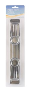 Stainless Steel Wall Mount Paper Towel Holder 1 in. H x 0.3 in.