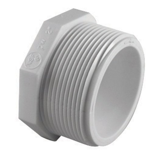 1-1/4 in. MPT Plug PVC