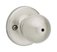 Satin Nickel Steel Privacy Knob Polo Clamshell Pack