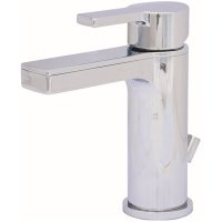 Chrome Single-Handle Single Hole Bathroom Faucet