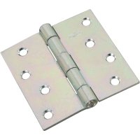 National Hardware 4 in. L Zinc-Plated Broad Hinge 1 pk