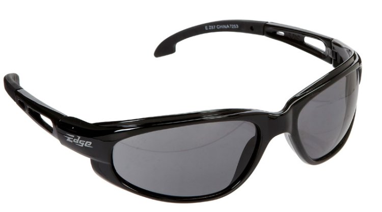 Dakura Safety Glasses Black Lens Black Frame 1 pc.