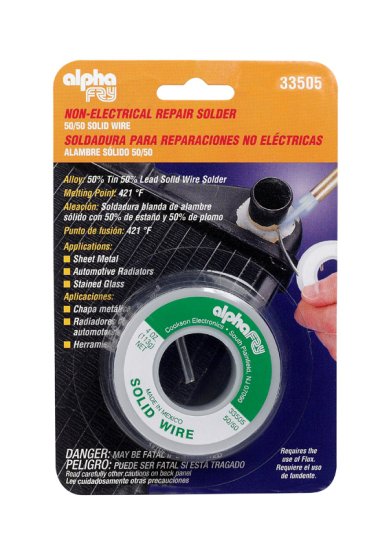 4 oz. Repair Solder 0.125 in. Dia. Tin/Lead 50/50 1 pc