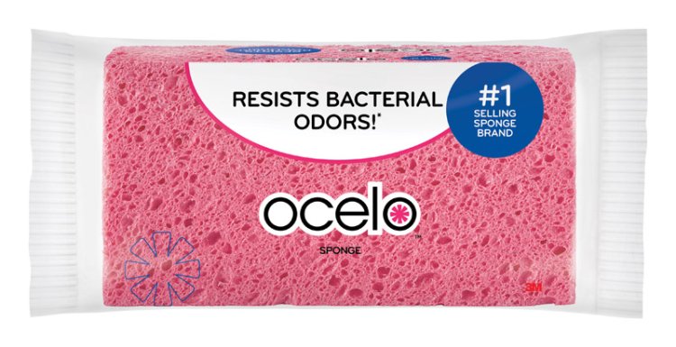 Scotch-Brite Ocelo Medium Duty Sponge For All Purpose 7.7 in. L