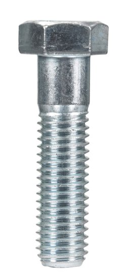 5/8 in. Dia. x 2-1/2 in. L Zinc Plated Steel Hex Bolt 25