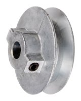 3 in. Dia. Zinc Single V Grooved Pulley