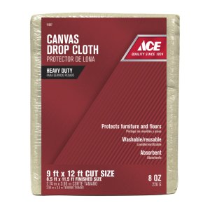 9 W x 12 ft. L Canvas Drop Cloth 1 pk