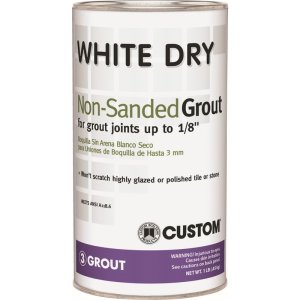 White Dry Indoor and Outdoor White Grou