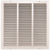 18 in. x 18 in. White Stamped Return Air Grille