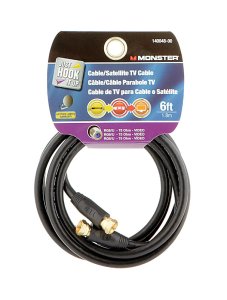 Monster Just Hook It Up 6 ft. Video Coaxial Cable