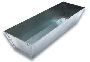 Galvanized Steel Mud Pan 12 in. L