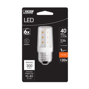 (image for) T9 E26 (Medium) LED Bulb Soft White 40 Watt Equivalence 1 pk