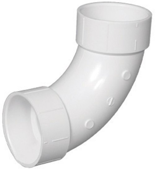 Schedule 40 3 in. Hub x 3 in. Dia. Hub PVC Long S