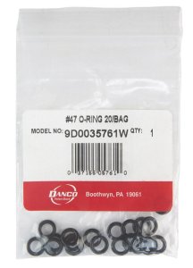 Danco 0.34 in. D X 0.22 in. D Rubber O-Ring 20 pk