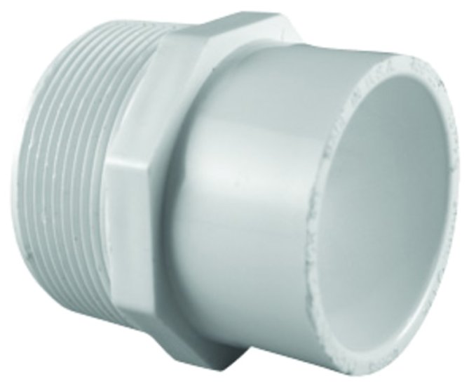 1 in. SxMPT 3/4 Male Adapter PVC