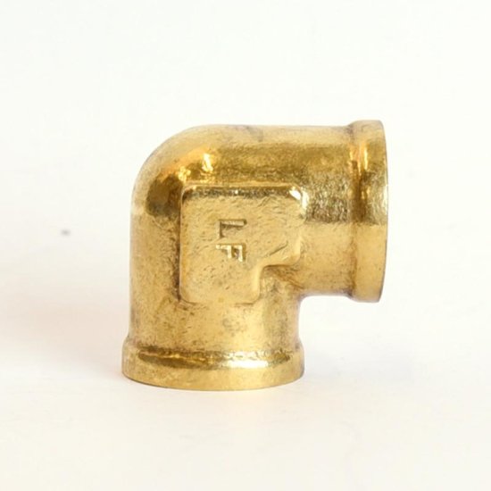 (image for)  3/8 in. FPT X 3/8 in. D FPT Brass 90 Degree Elbow