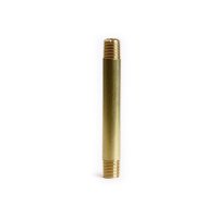 (image for)  1/8 in. MPT X 1/8 in. D MPT Yellow Brass Nipple 3 in. L