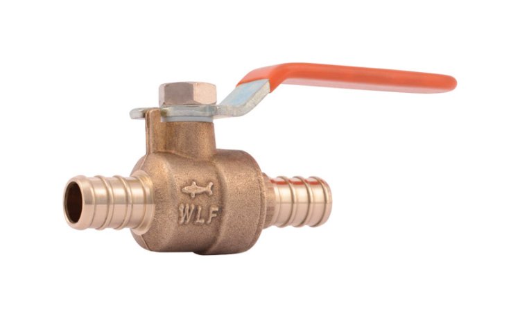 Sharkbite 1/2 in. Brass Crimp Ball Valve