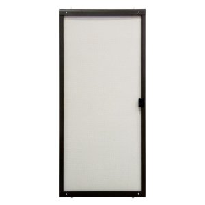 79 in. H x 48 in. W Bronze Sliding Screen Door