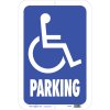 English Blue Handicap Sign 19 inch H X 15 inch W