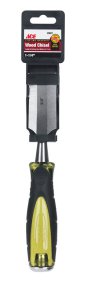 Pro Series 1-1/4 in. W Carbon Steel Wood Chisel Black/Yellow