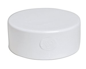 4 in. Hub x 4 in. Dia. Hub PVC Drain Cap