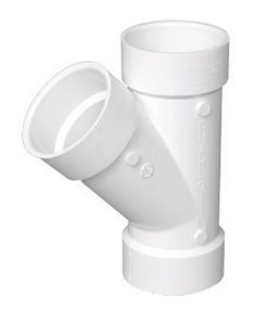 Schedule 40 4 in. Hub x 4 in. Dia. Hub PVC Wye